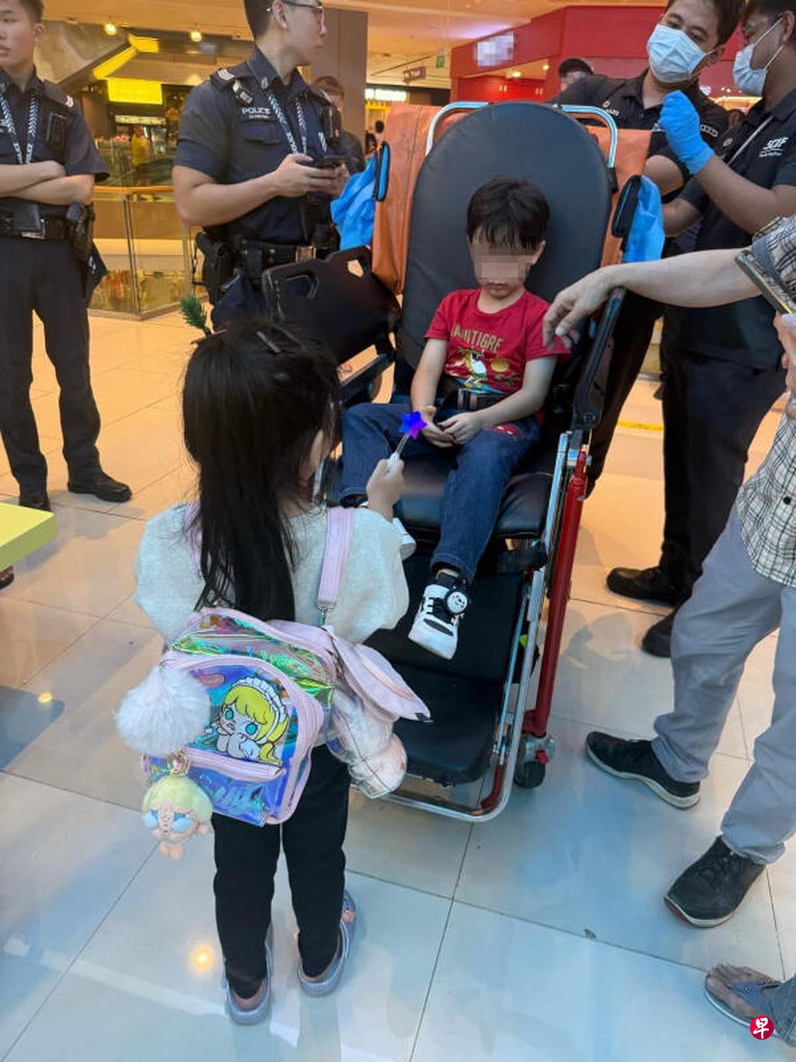6yo boy who got slapped by man in SG