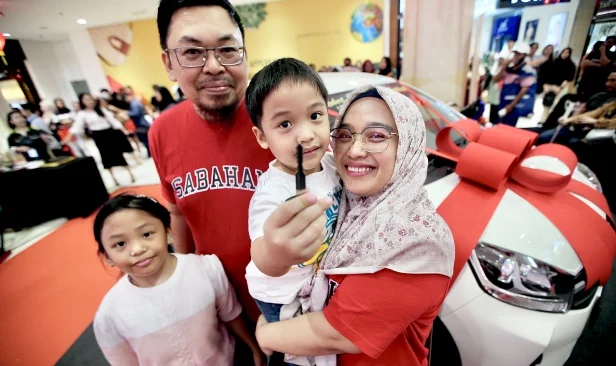 6yo M'sian Boy Wins Perodua Axia In Lucky Draw
