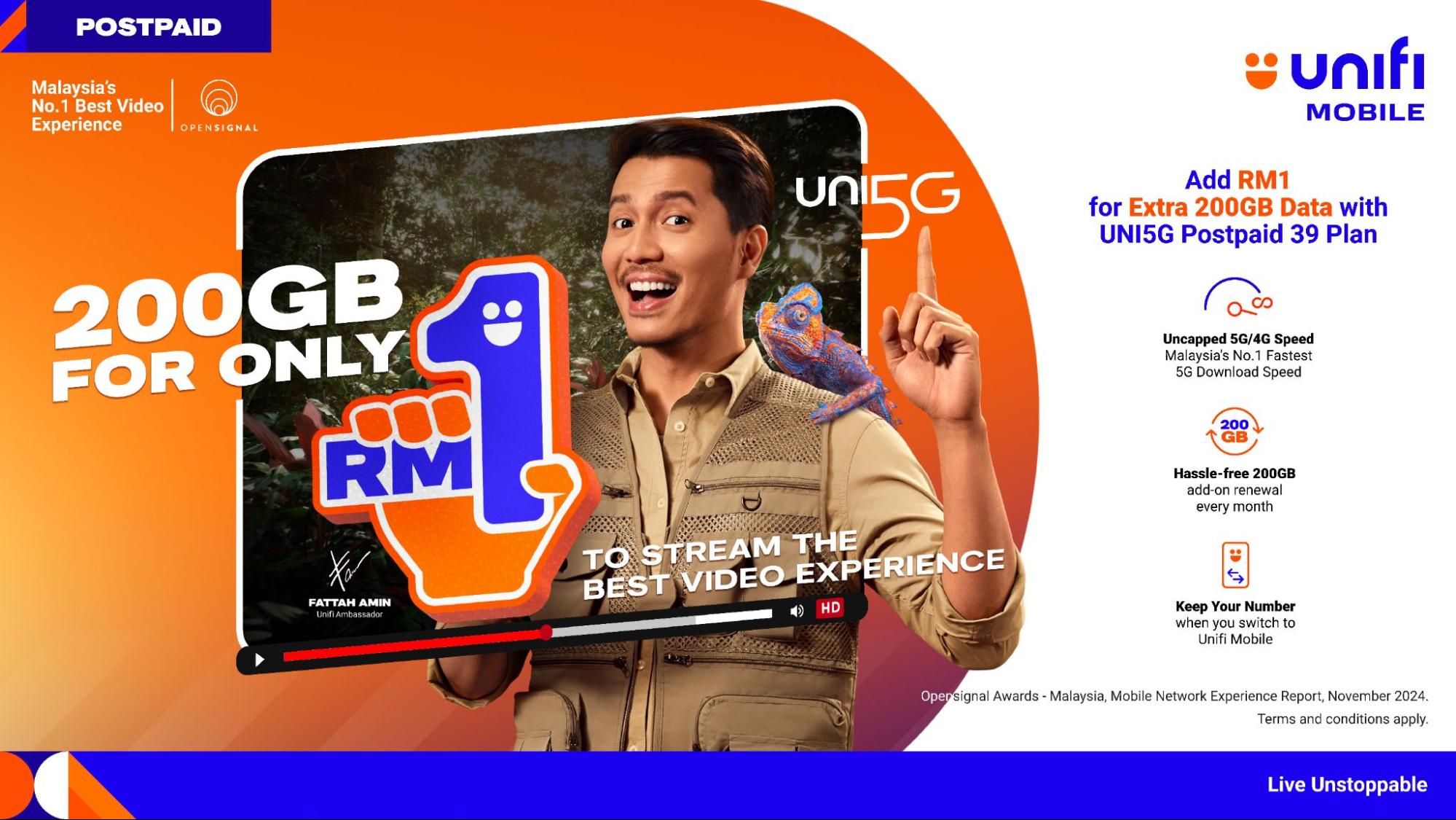 8 - poster for Unifi Mobile Is Now Malaysia’s No.1 For Video Experience