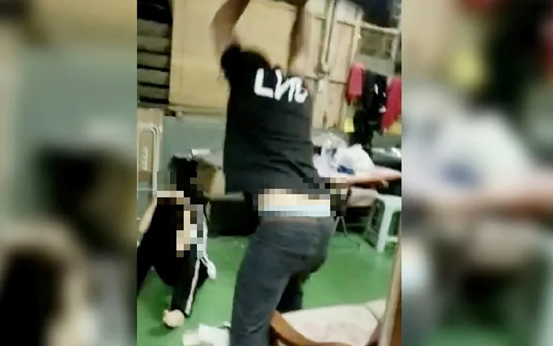 drunk father assaulting daughter 