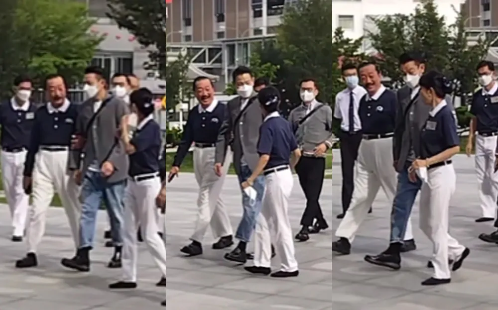 Andy Lau in Malaysia with Vincent Tan
