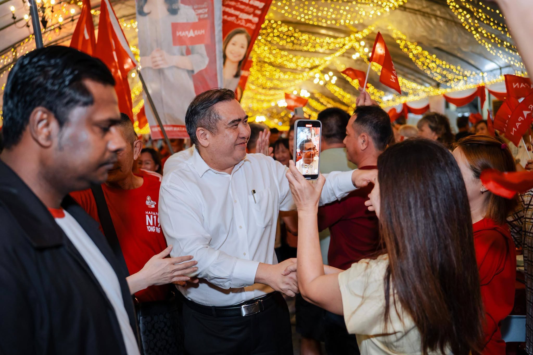 Anthony Loke at rally