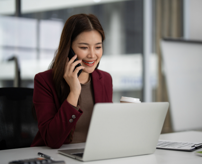 Asian woman at the office