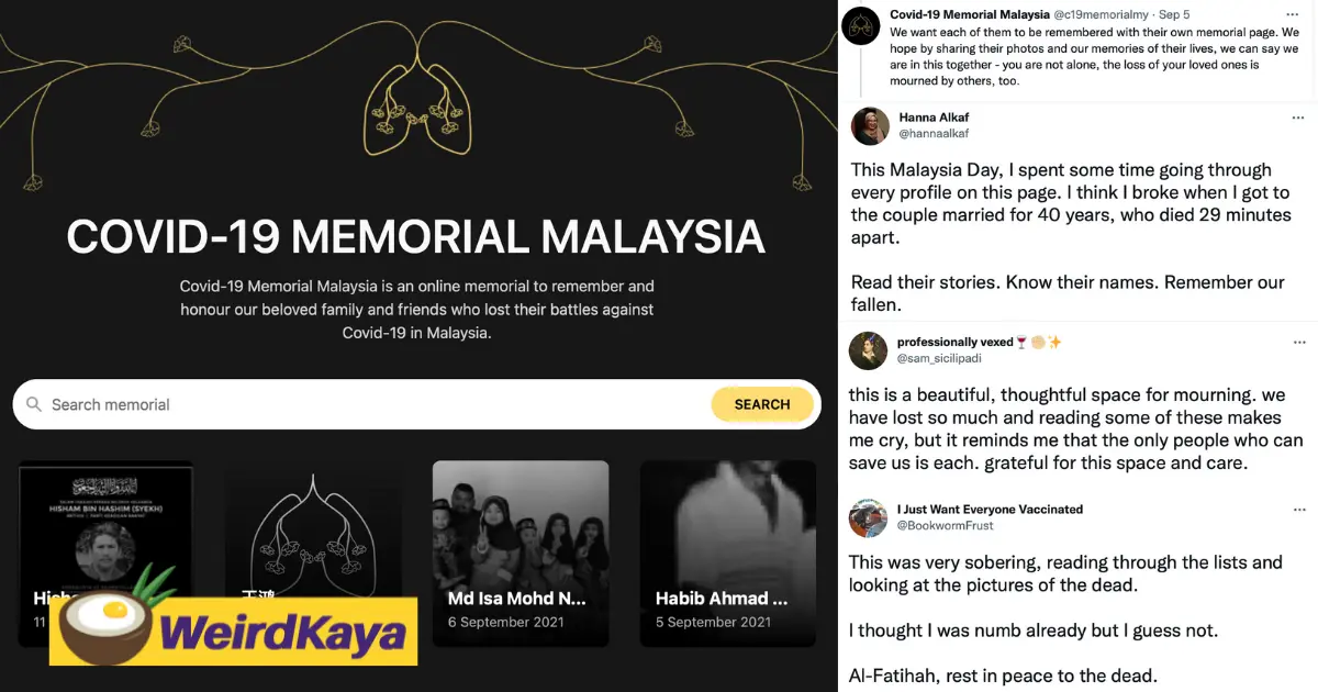 Malaysia 19 memorial covid Memorial site
