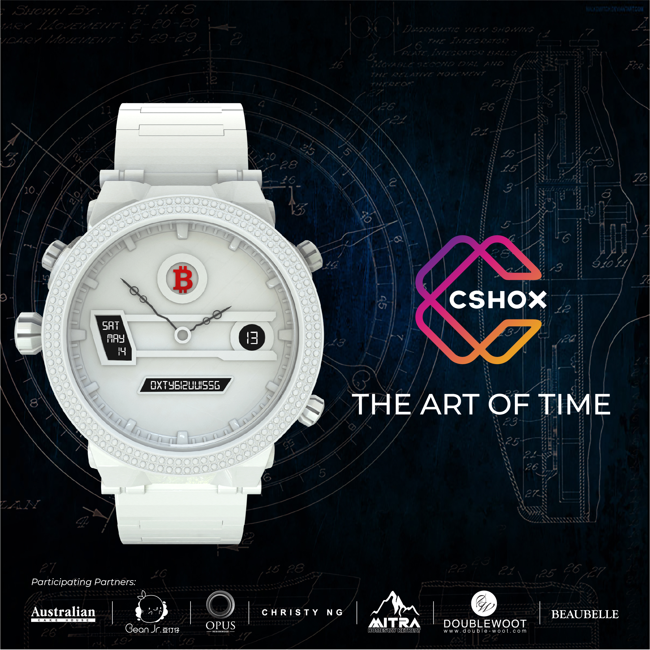 Malaysian project cshox brings a unique, functional nft timepiece into the metaverse | weirdkaya