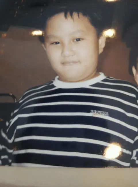 Chaoming during his childhood times. (image provided by chee chaoming for weirdkaya).