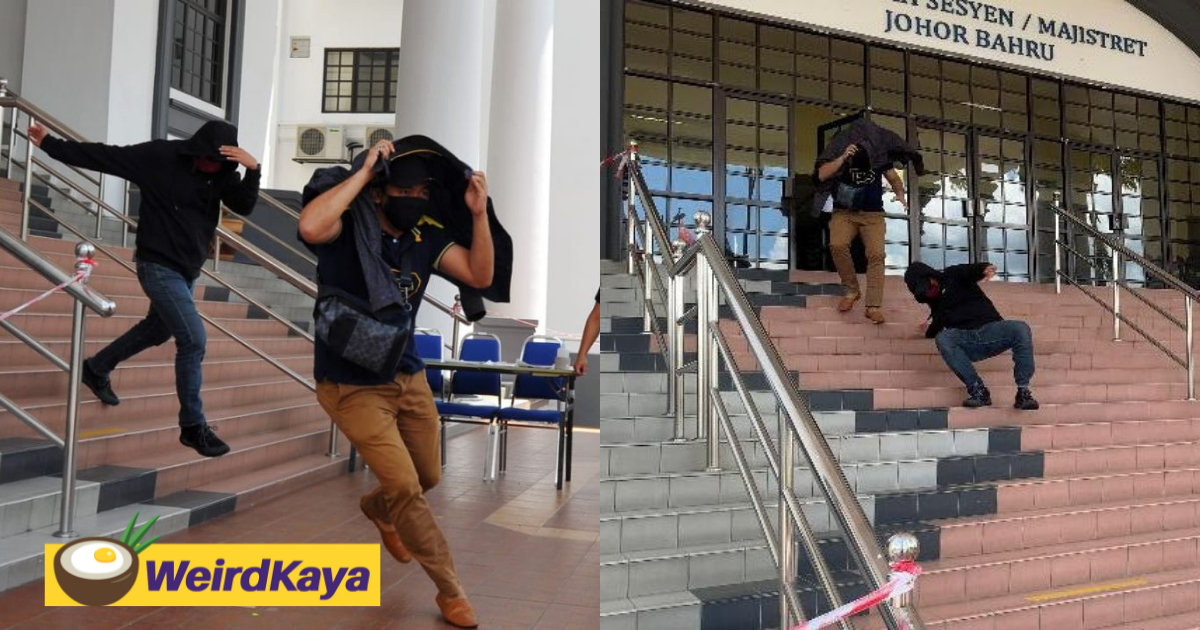 Two macc officers flee from the media after being charged with fraud | weirdkaya