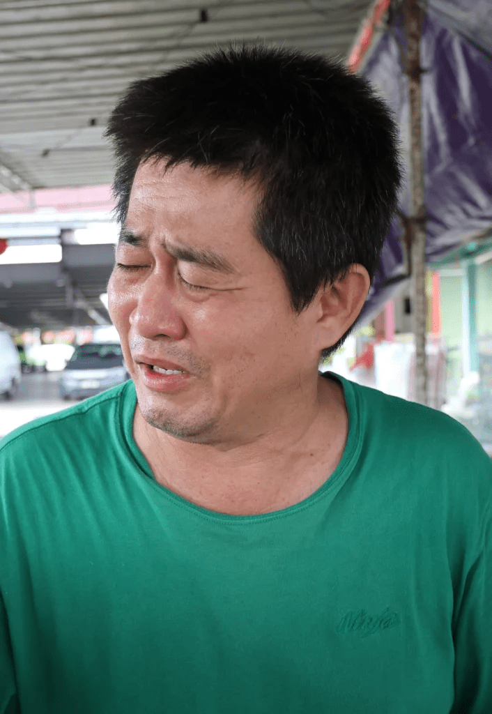Dad of teen hit by temple beam cries
