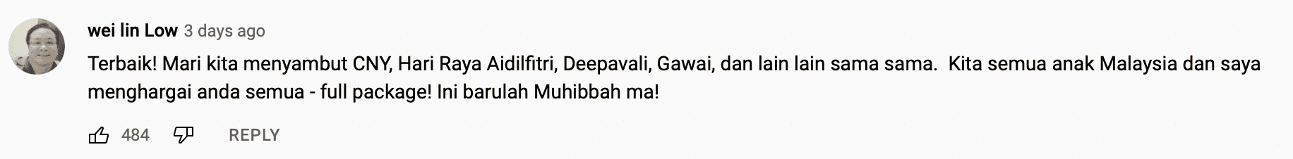 Dong Dong Qiang malay version comment 02