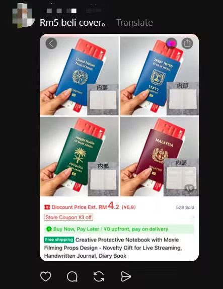 Man Shows Off His Bangladeshi & M'sian Passport, Netizens Urge Authorities To Take Action comment 4