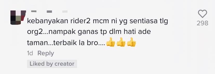 Food delivery rider escort senior woman 01