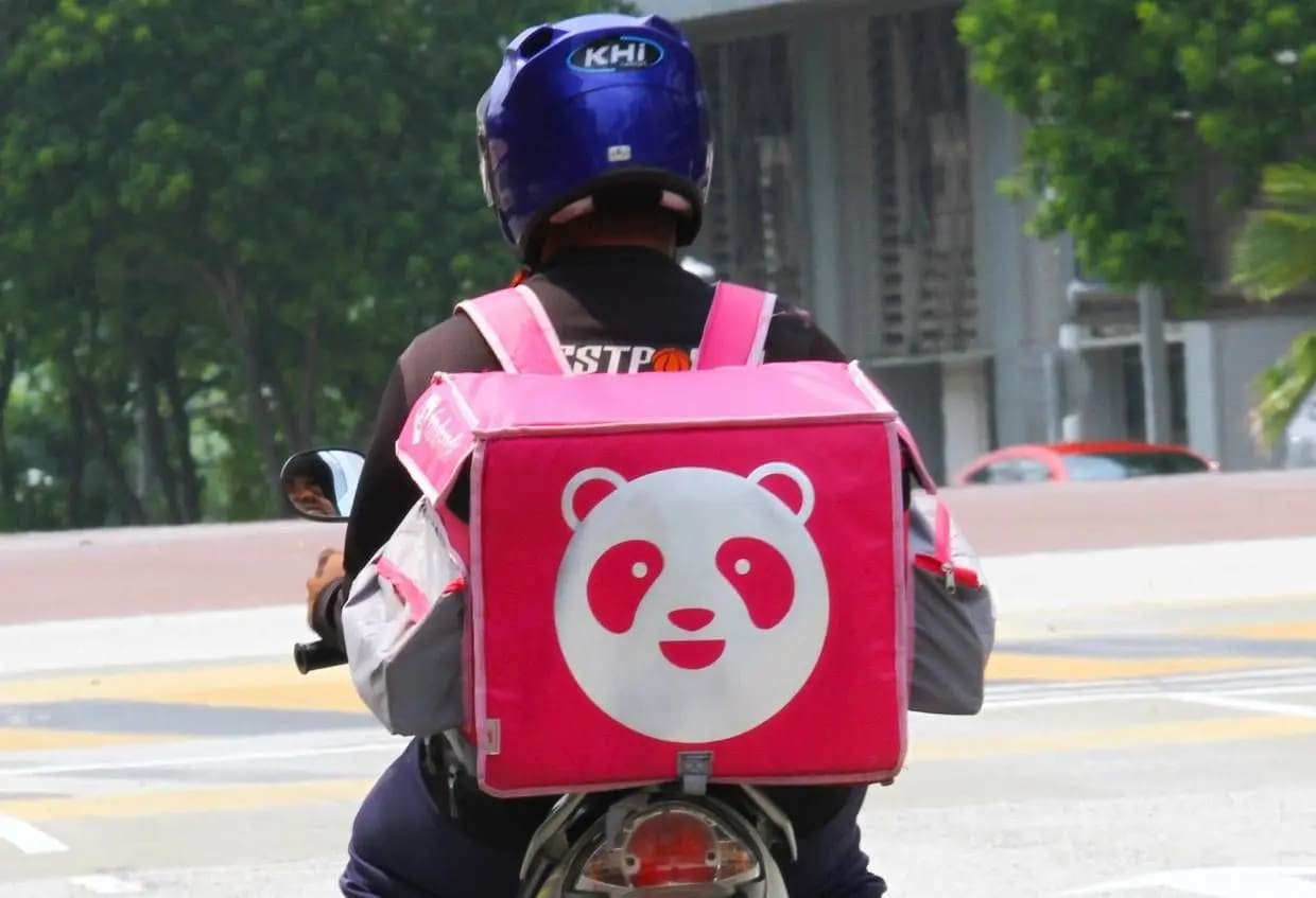 Foodpanda rider in Malaysia