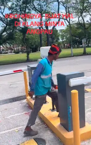 Foreigner pretends to be KDEB Waste Management Worker