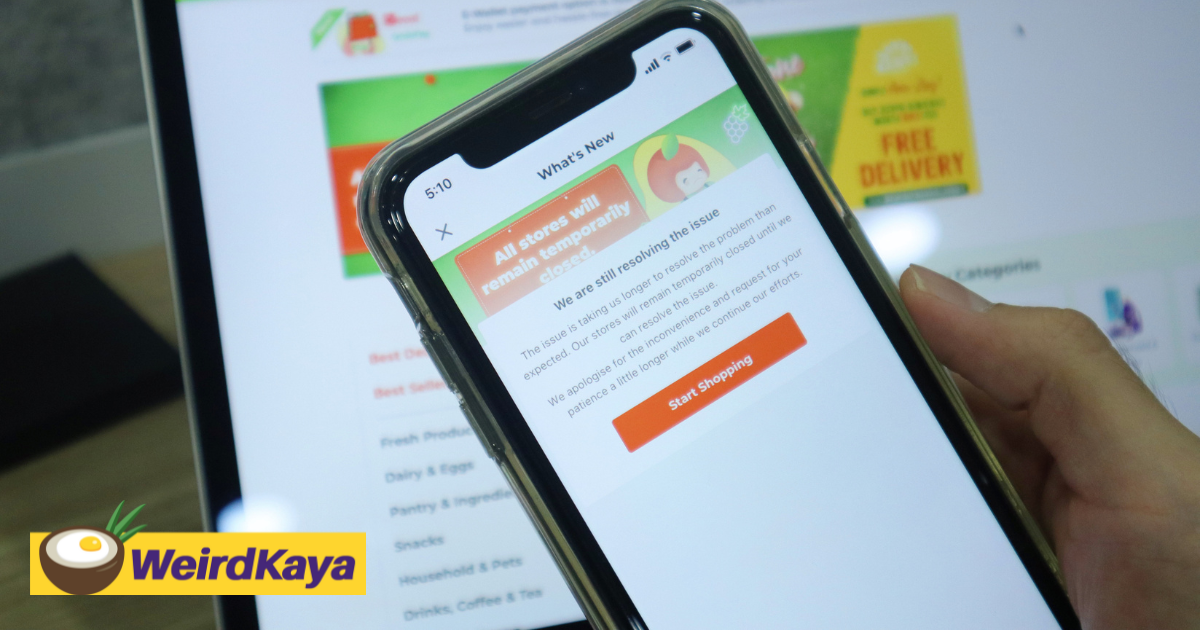 Happyfresh seemingly ceases operation in malaysia, temporarily suspends all stores & delivery services on app | weirdkaya