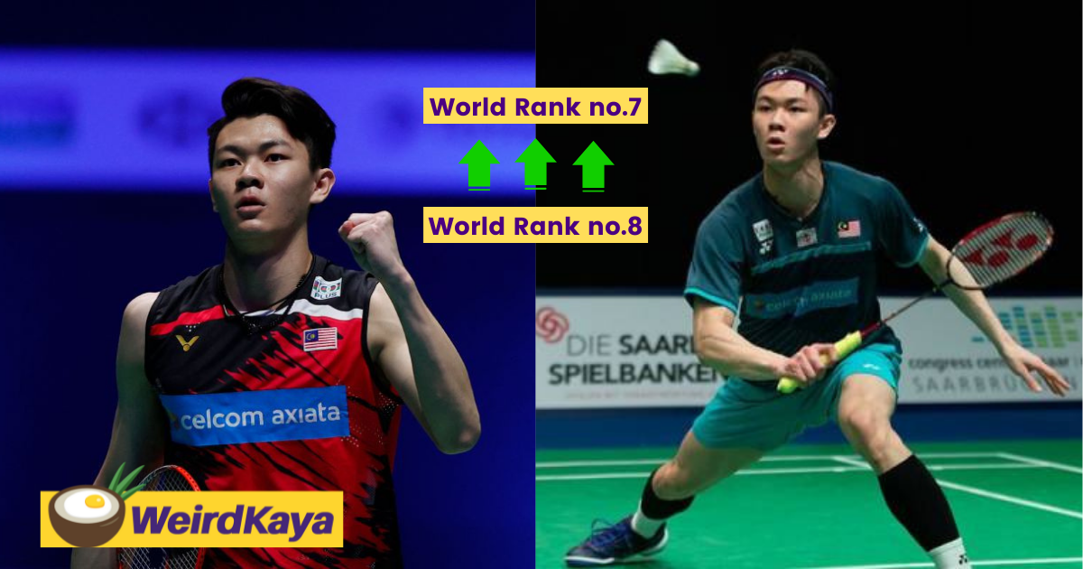 Highest rank thus far! Lee zii jia ranks 7th in latest bwf world ranking | weirdkaya