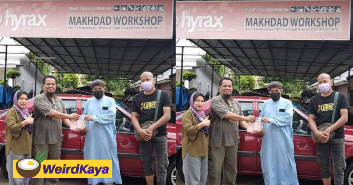 Kind m'sian sells proton iswara for only rm1 to struggling frozen 'roti canai' seller | weirdkaya