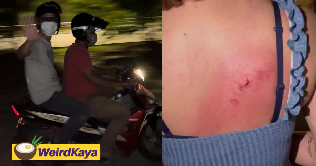 Female student harassed and attacked by two men at dutamas after ignoring their catcalling | weirdkaya