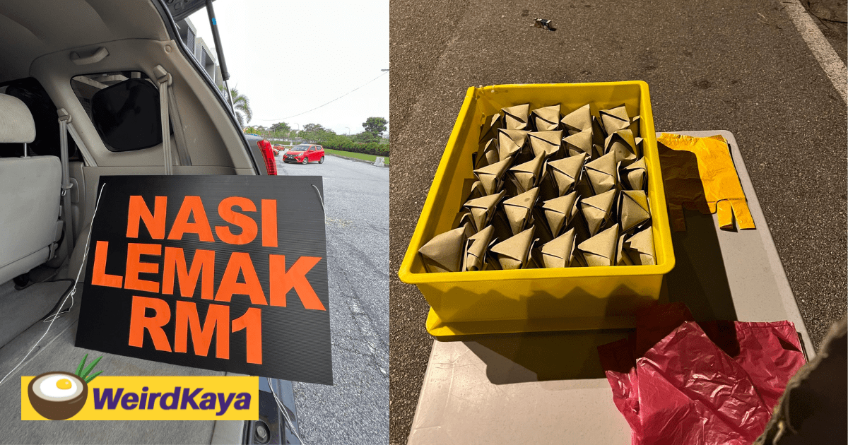"If They're Happy, So Am I"  — M'sian Man Explains Why He Sells Nasi Lemak For RM1 Only
