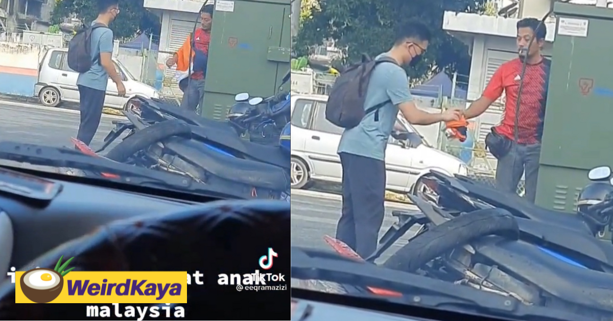 [video] malay man lends his shirt to fellow m'sian so he could sit for his jpj driving test | weirdkaya
