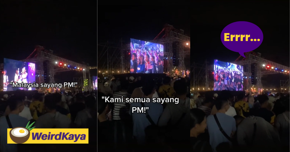 M'sians respond to 'we love pm' rallying call with deafening silence at national day celebrations | weirdkaya