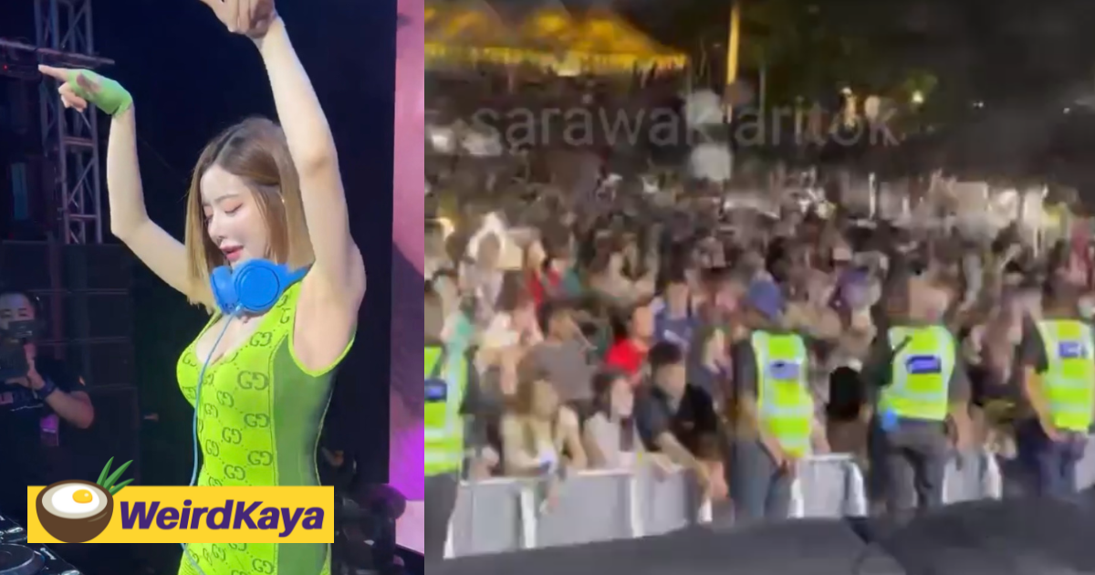 Dj soda tries to pump up m'sians at borneo music festival 2022, gets met with awkwardness | weirdkaya
