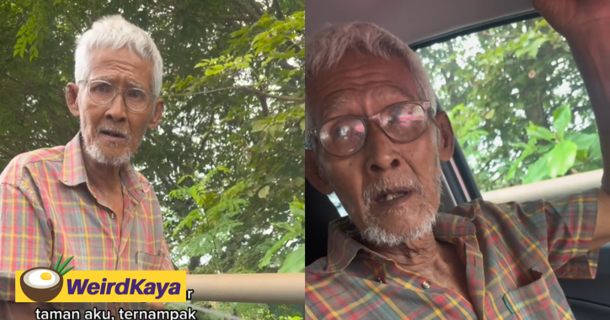 M'sian lady gives uncle walking by the roadside a ride, netizens touched | weirdkaya