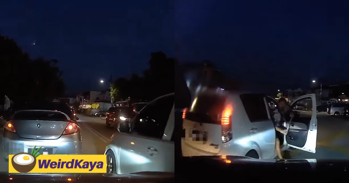 [video] police seeking suspect and dashcam owner in selayang road rage incident | weirdkaya