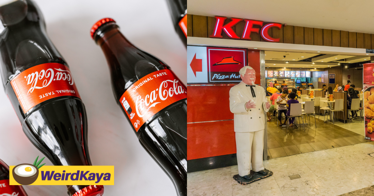 Coca-cola, not pepsi, will be served at kfc & pizza hut outlets starting august | weirdkaya