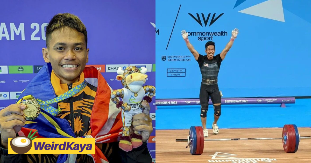 It's a gold! Weightlifter aniq kasdan does malaysia proud at 2022 commonwealth games | weirdkaya