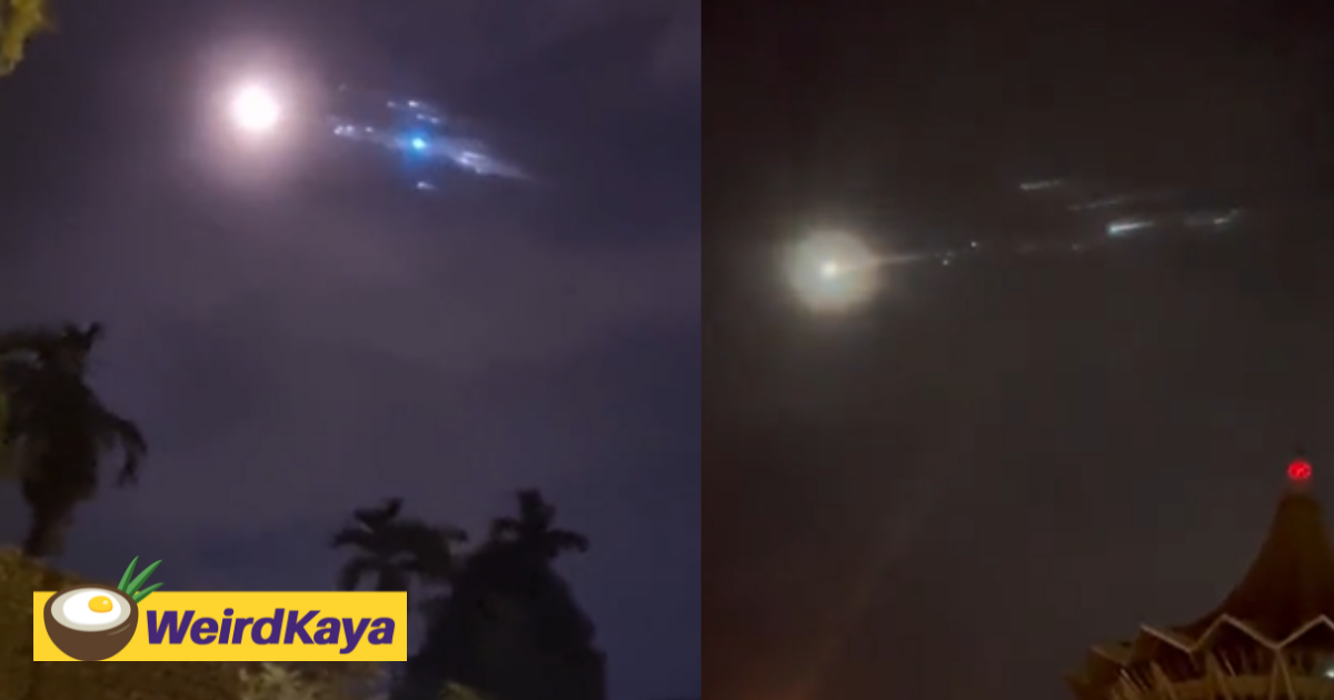  'meteor' in sarawak? Nope, it's just the debris of china's long march 5b rocket | weirdkaya