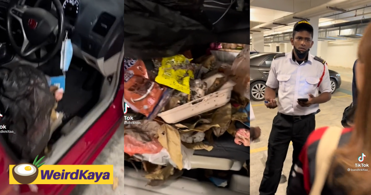[video] man's car gets trashed (literally) after hogging his neighbour's parking spot for 2 days | weirdkaya