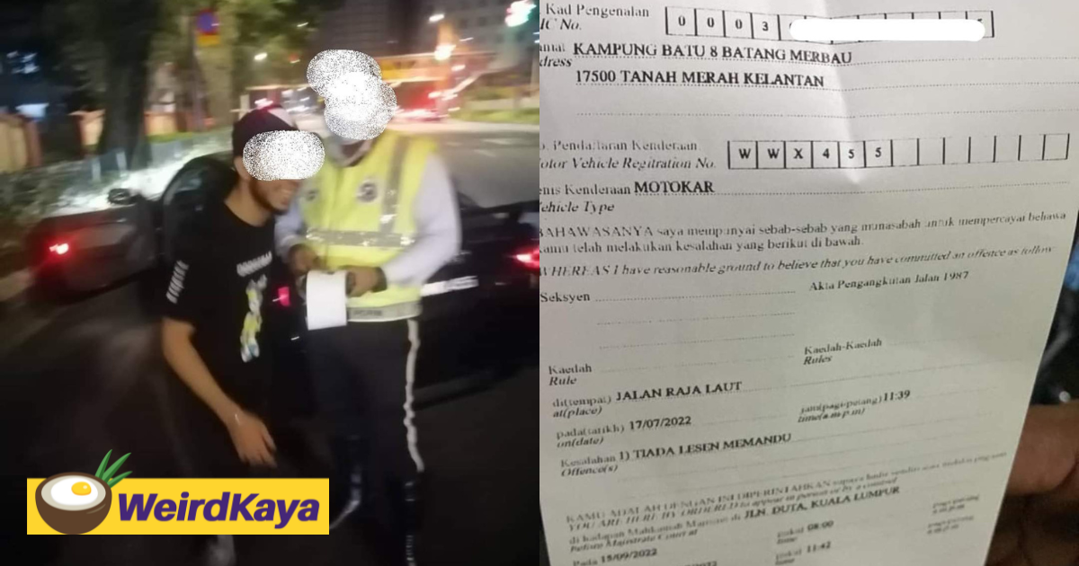 Mat rempit & motor 'icon' haqiem stopa fined for not having a driver's license | weirdkaya