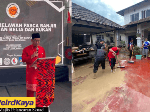 Faizal Azumu formal ceremony on flood meeting
