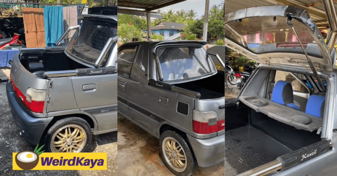 Kancil Hilux? Creative netizen turned a tiny national car into a pickup