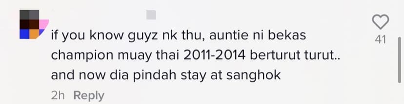 Mak Cik KungFu smackdown thief who stole her phone comment 03