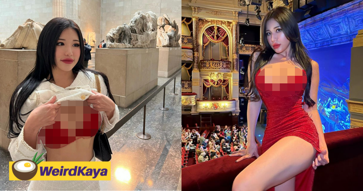 Ms puiyi is back with her controversial sexiness — this time at the british museum | weirdkaya
