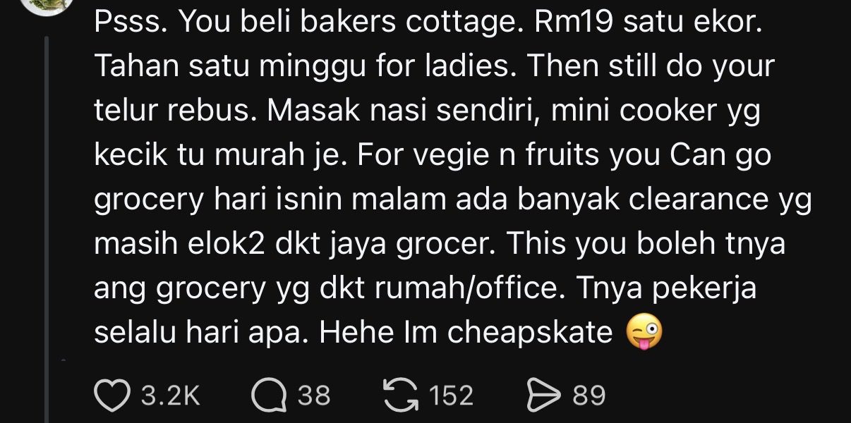 M’sian Woman Survives On RM2.50 Nasi Lemak Daily After Being Left With RM718 For The Month