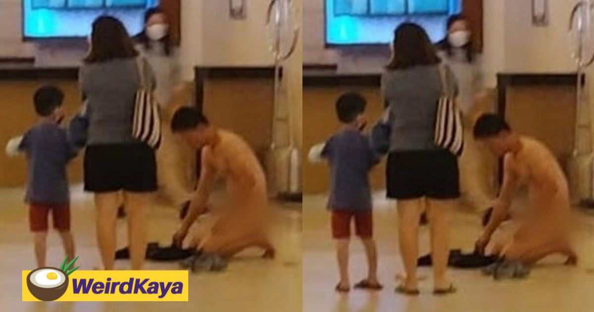 Man strips himself naked out of nowhere at hotel lobby in genting, shocking many | weirdkaya