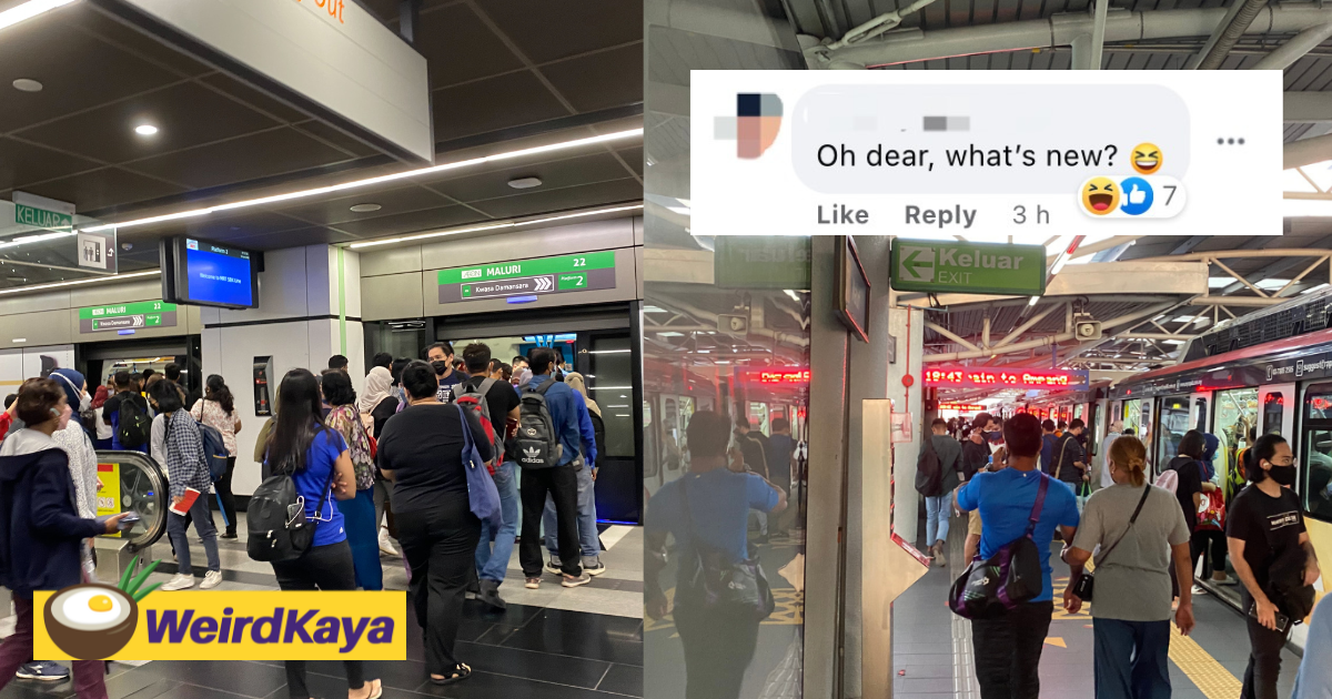 'just shut it down' m'sians unhappy over another mrt breakdown, urges rapidkl to improve its service | weirdkaya