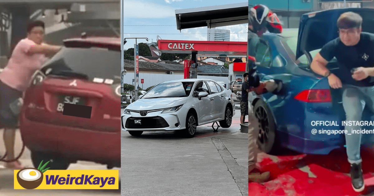 M'sians share pictures of how Singaporean's cars pump petrol in Johor Bahru after border reopens
