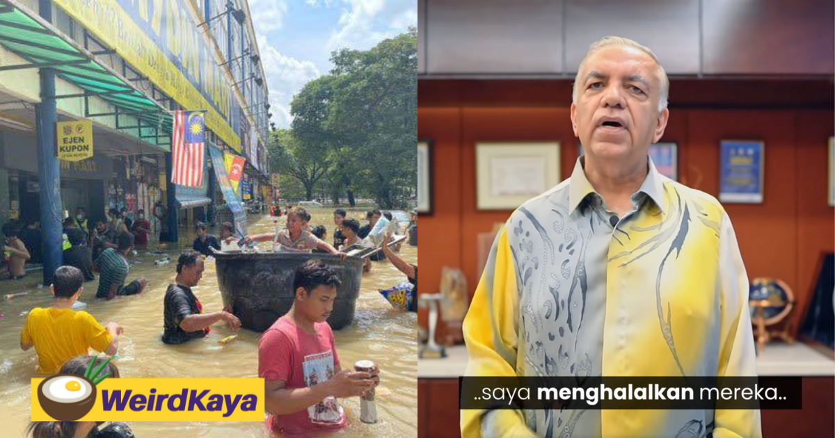 Mydin boss praised for forgiving desperate flood victims who looted store in sri muda | weirdkaya