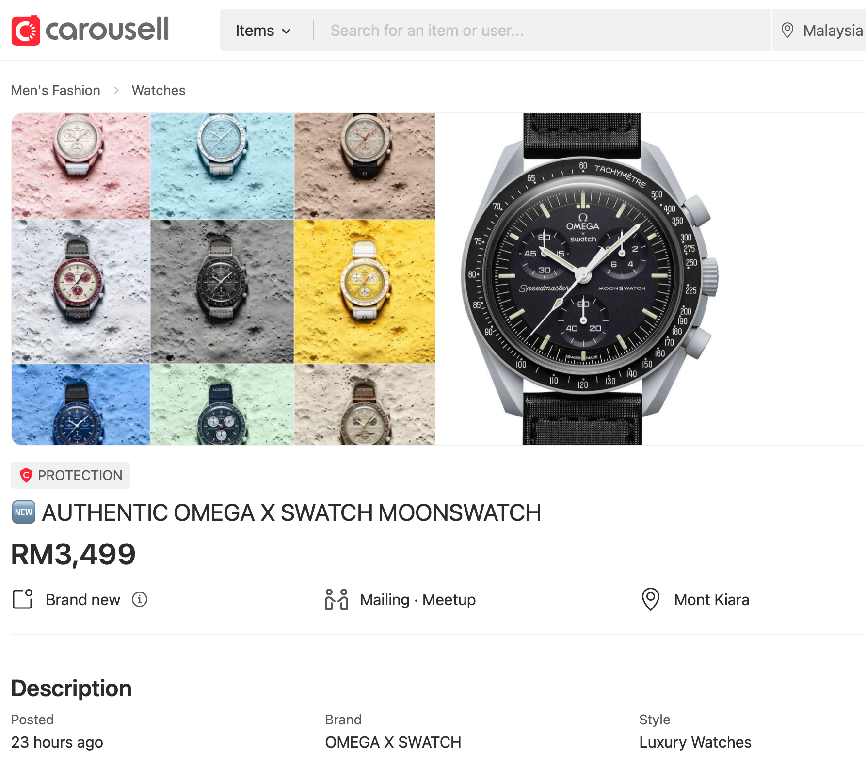Omega swatch goes on carousell for rm8,000 002