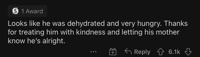 Russian soldier sipping tea and eating treated by Ukrainian comment 3