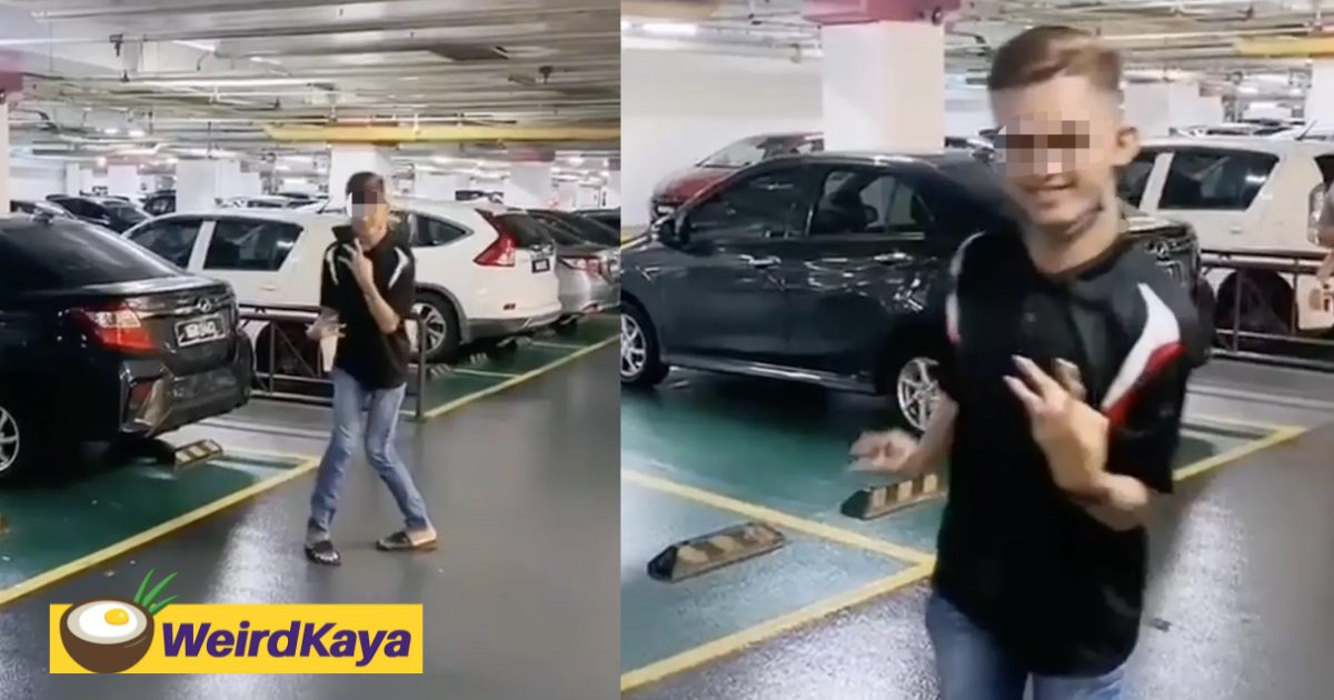 Teen pretends to be disabled to net oku parking spot in kl mall, inviting a sharp rebuke from ras adiba | weirdkaya