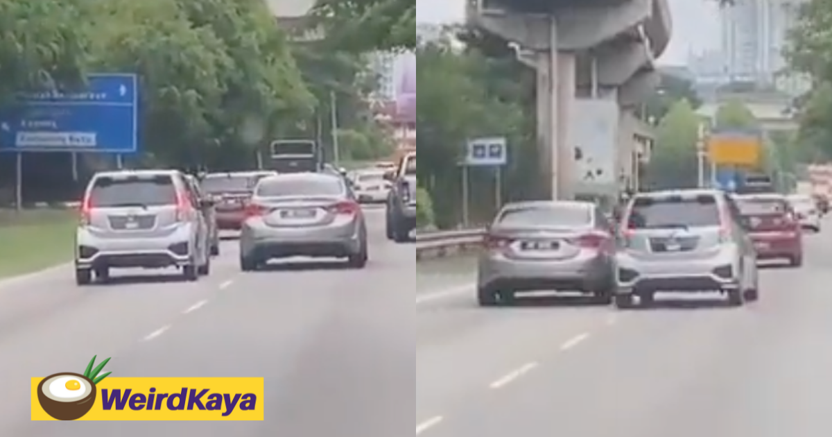 [update] two reckless drivers spotted 'battling' on the road | weirdkaya