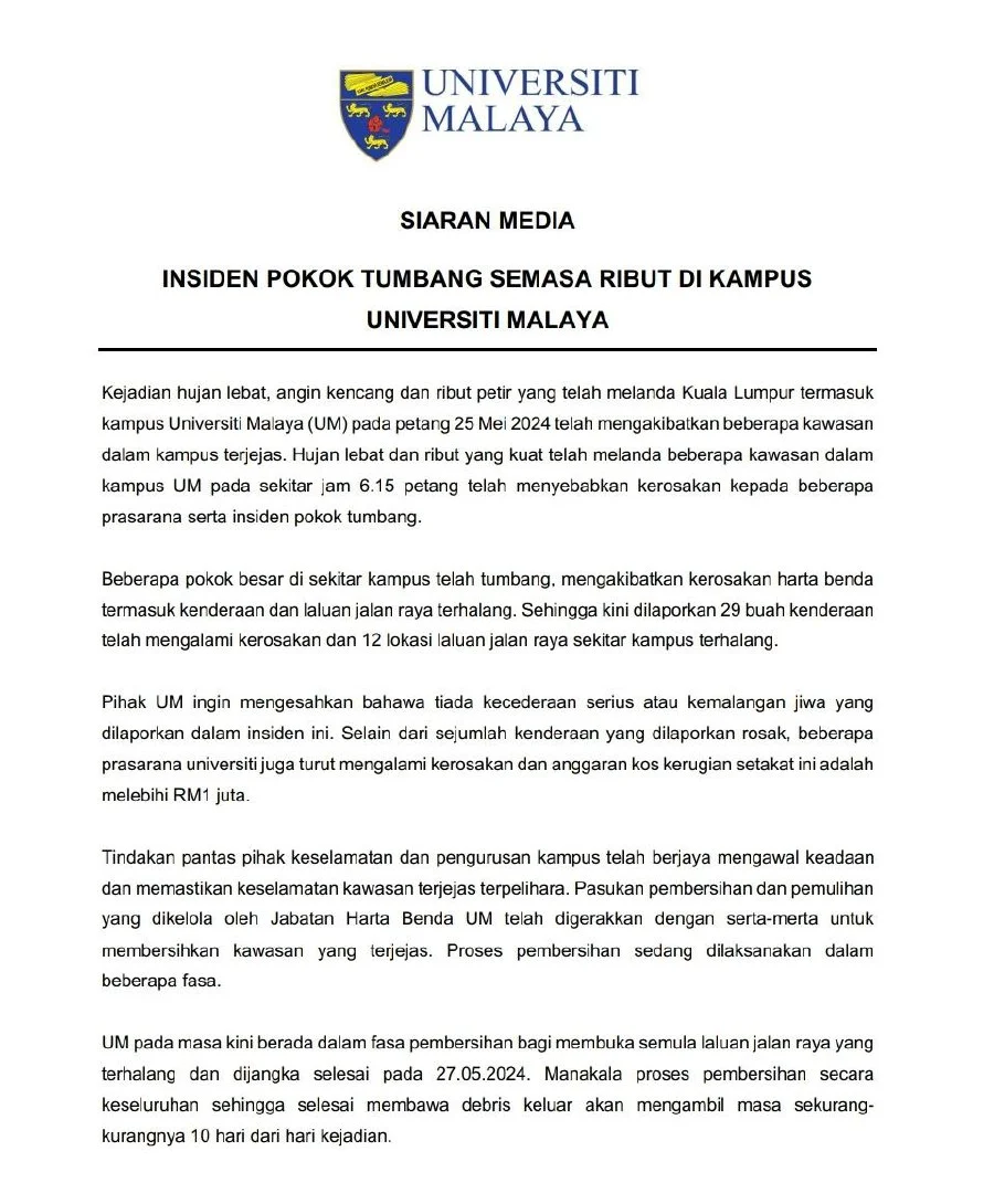 UM Press release