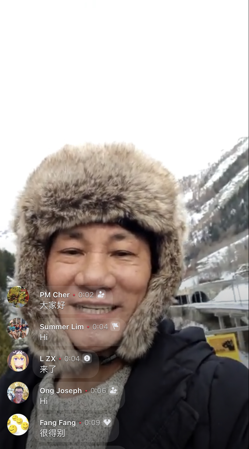 Wang lei latest livestream