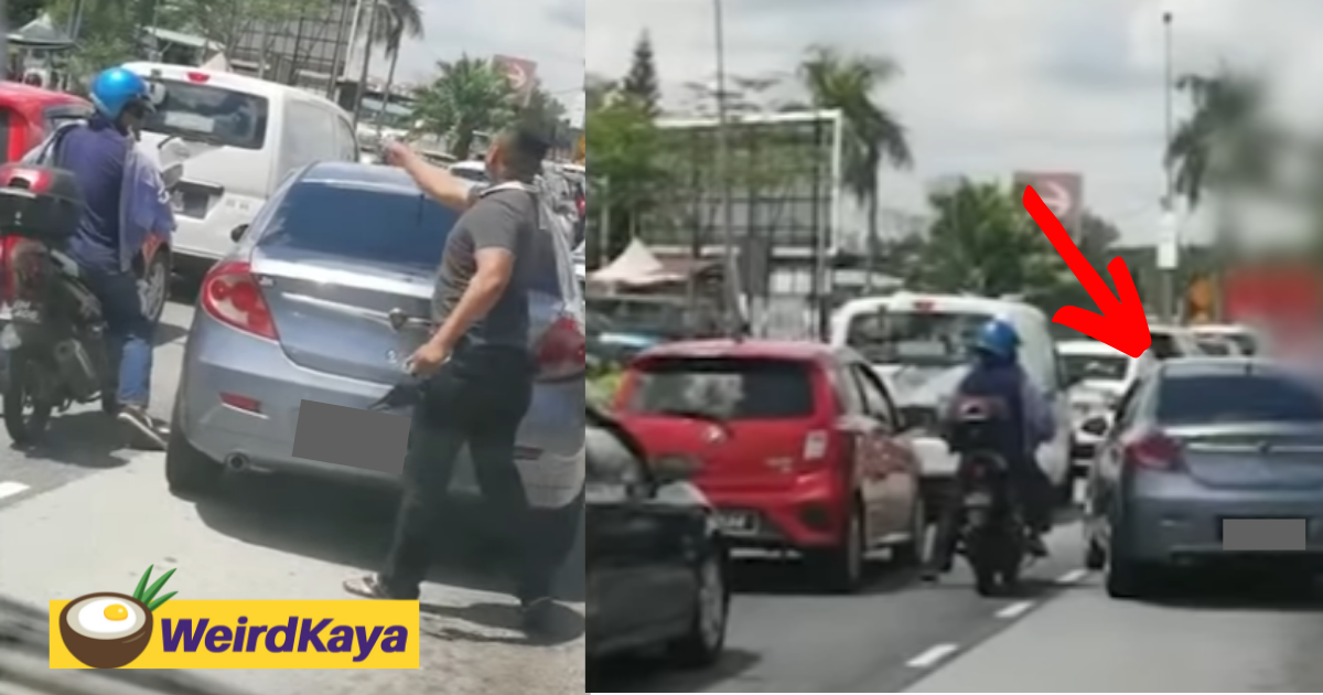 Police on the hunt for man over road rage incident in kajang | weirdkaya