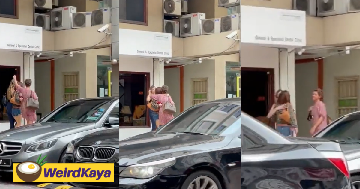 [video] not again... Netizen spots maskless karen hanging around with friends despite being fined | weirdkaya