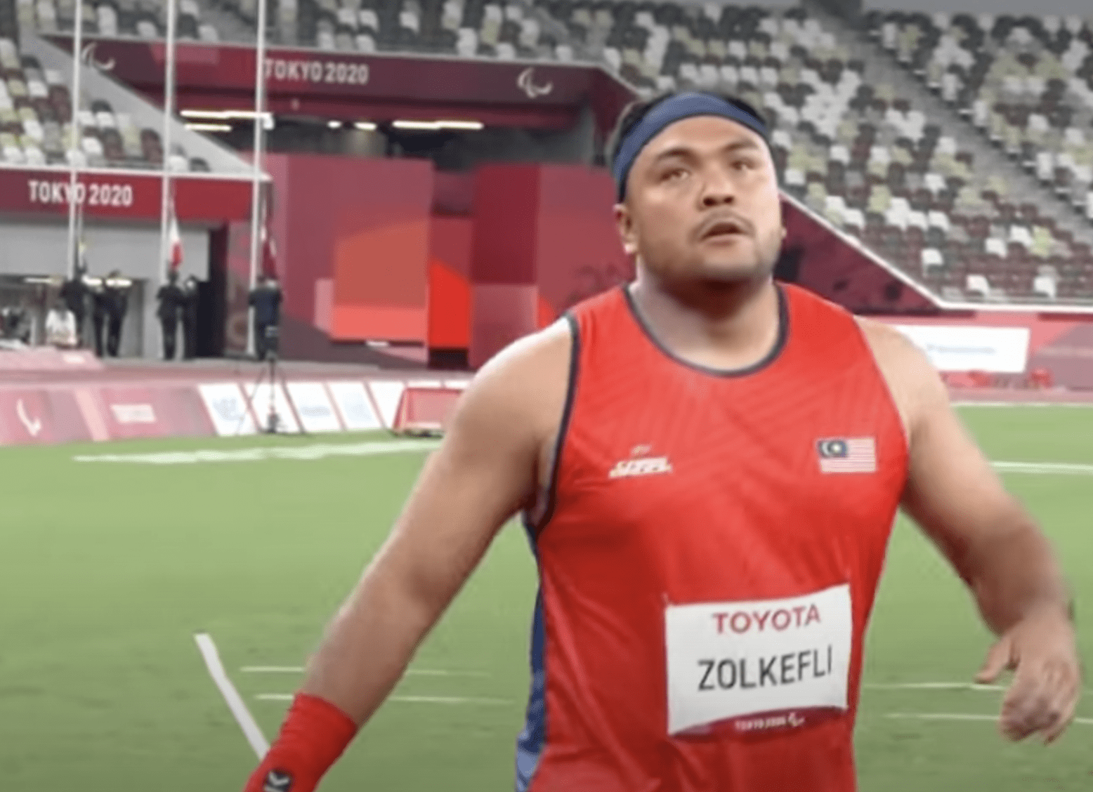 Ziyad at the Paralympics Game